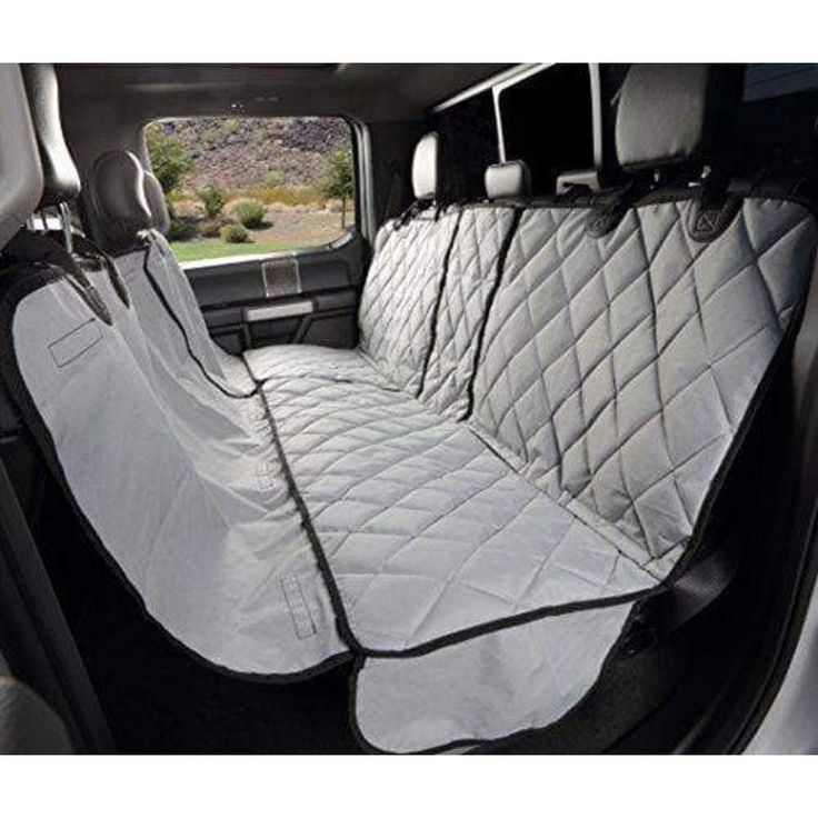 4Knines Split Rear Seat Cover with Hammock, Black, Regular