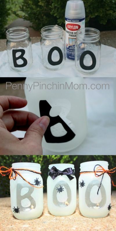 DIY boo halloween lantern | fun Halloween craft