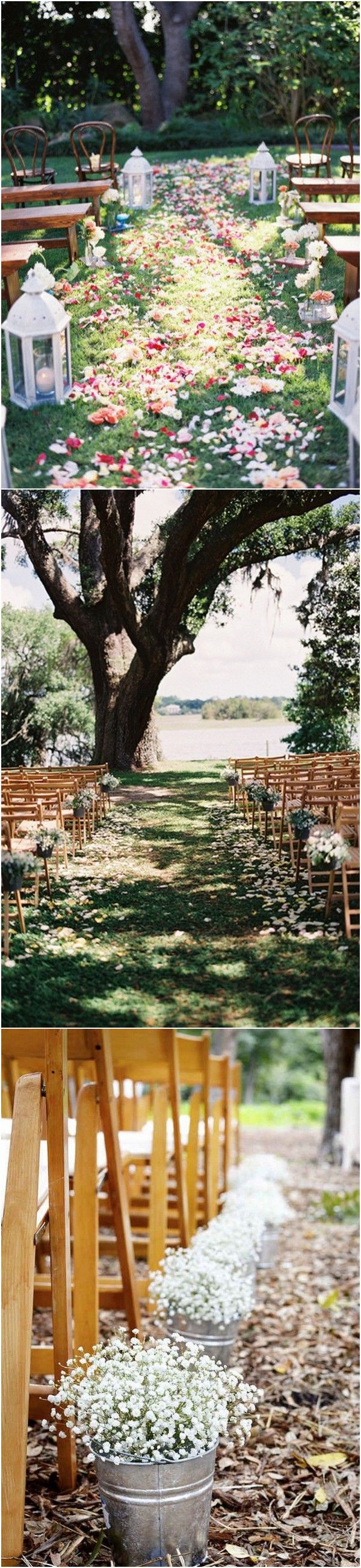 Top 10 Wedding Aisle Decoration Ideas to Steal | Wedding aisle