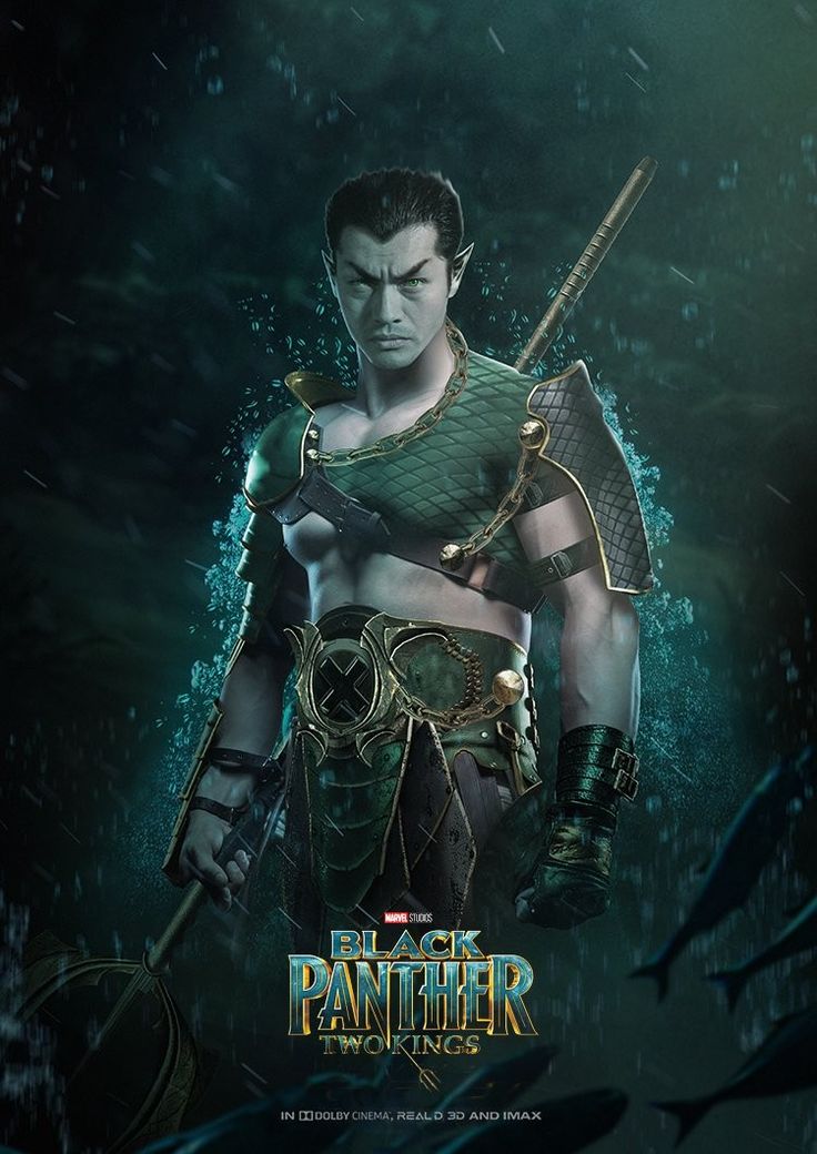 Namor (Henry Golding) • Black Panther 2 fan art • Bosslogic | Marvel