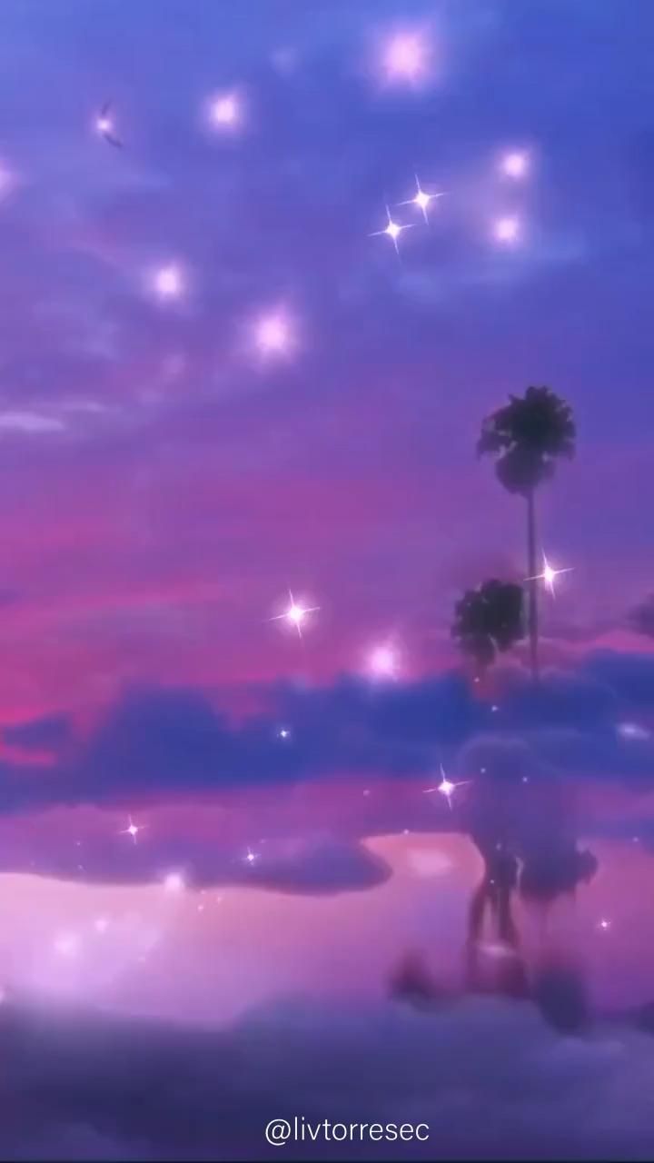SKY | CLOUDS | BEAUTIFUL | AESTHETIC | BUTTERFLY | PURPLE |WALLPAPER