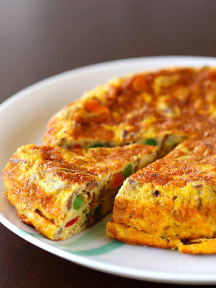 牛肉大和煮のスパニッシュオムレツ | レシピ | レシピ, クッキング, スパニッシュオムレツ