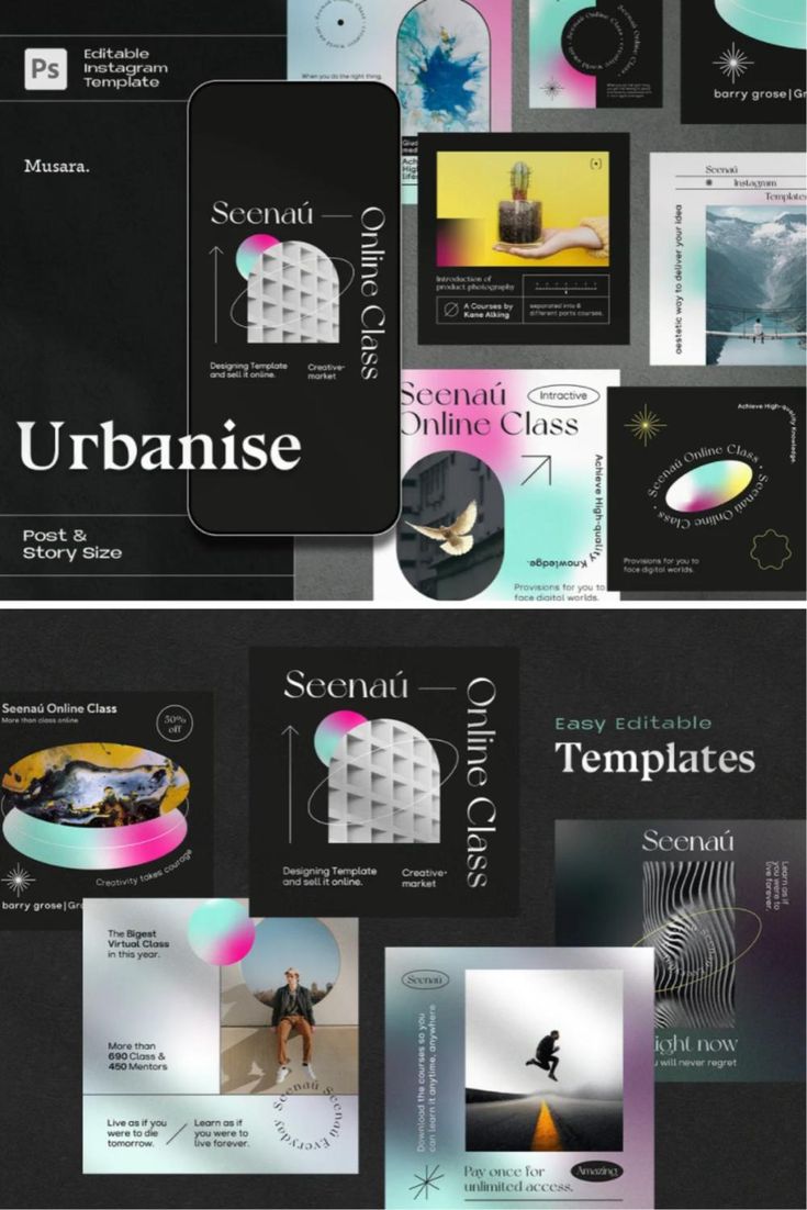 Urbanise - Gradient Instagram Pack