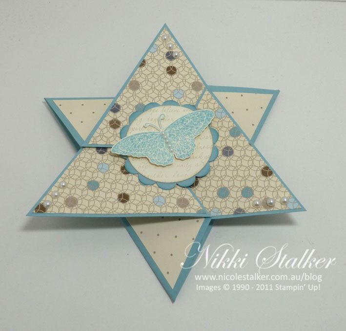 triangle fold card