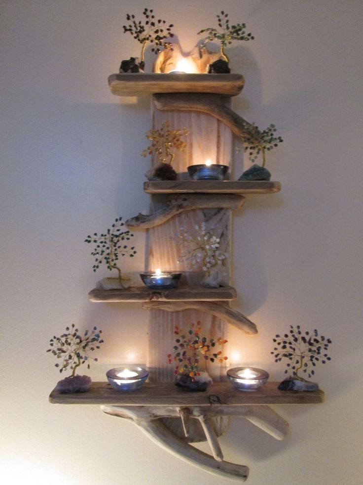 Rustikale Palettenregale aus wiederverwertetem Holz - #aus #dekoration #Holz #Pa...