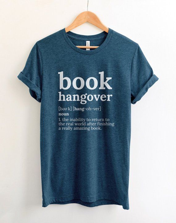 Book Hangover Shirt - Book Lover Shirt, Book Lovers Gifts, Librarian Gifts, Book...