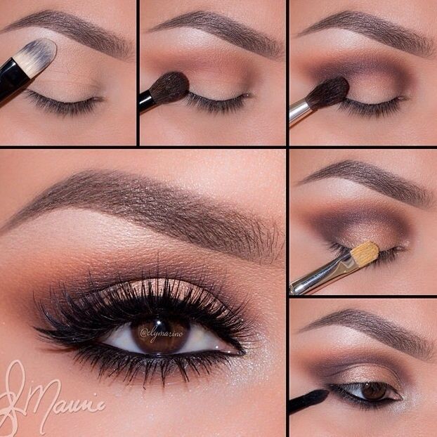 Dark Smokey Brown Eyes With Images Eye Makeup Natural Eye