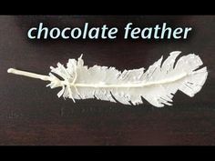 Chocolate Feather Decoration Garnish How To Cook That Ann Reardon – #Ann #Chocol… img