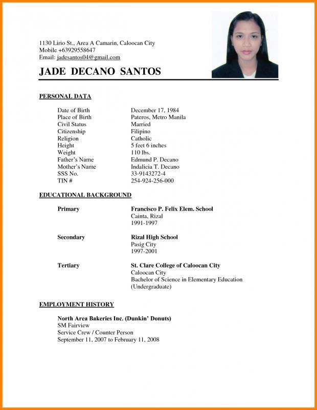 pin by drive on template simple resume format sample what is the meaning of bio data