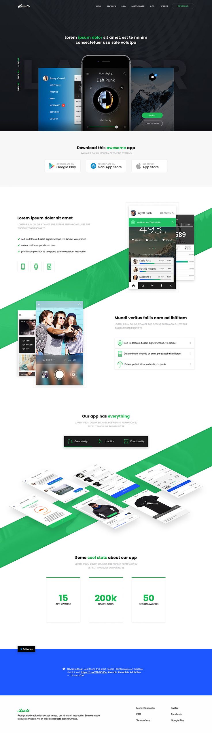 77 best app lp images on pinterest website designs design web and landing page format