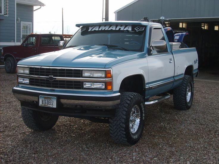 1990 Chevy Silverado Paint Colors Great Paint And Lift Lifted Trucks Lifted Chevy Trucks Trucks