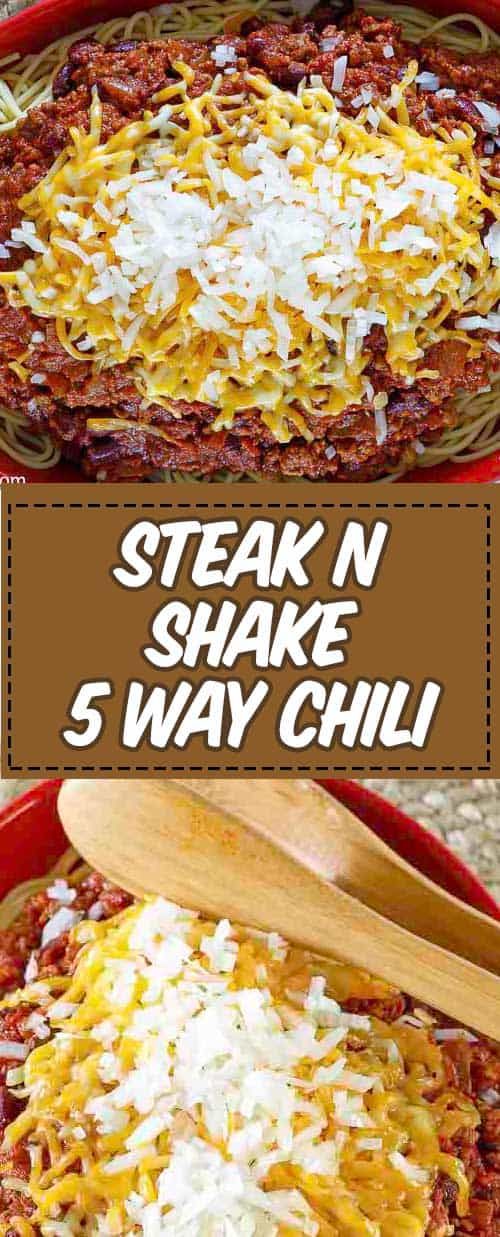 Steak and Shake 5 Way Chili CopyKat Recipes Recipe Steak and Shake 5 Way Chili CopyKat Recipes Recipe