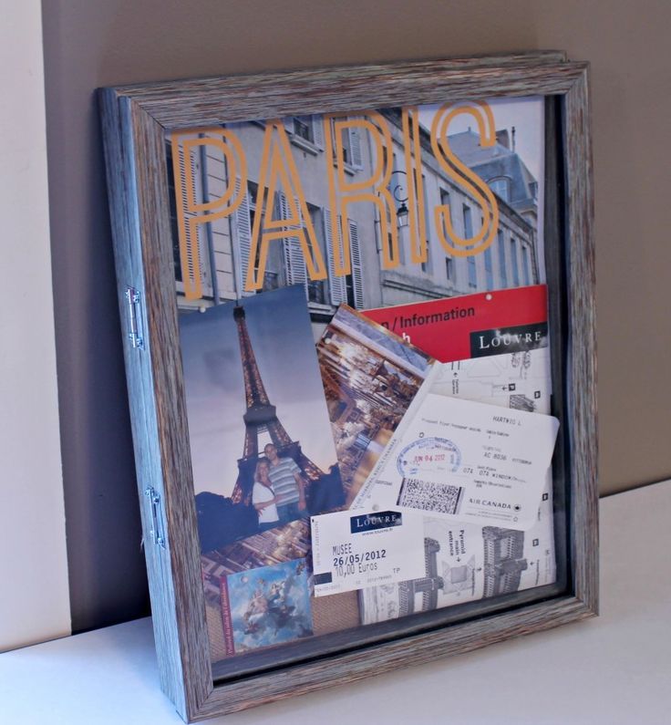 Another Example Of Travel Diy Travel Keepsakes Travel Decor Diy Travel Shadow Boxes