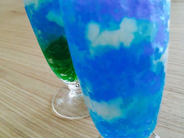簡単可愛い かき氷シロップで青空ゼリー By Mpottery レシピ かき氷 夏 スイーツ ゼリー 簡単可愛い かき氷シロップで青空ゼリー By Mpottery レシピ かき氷 夏 スイーツ ゼリー