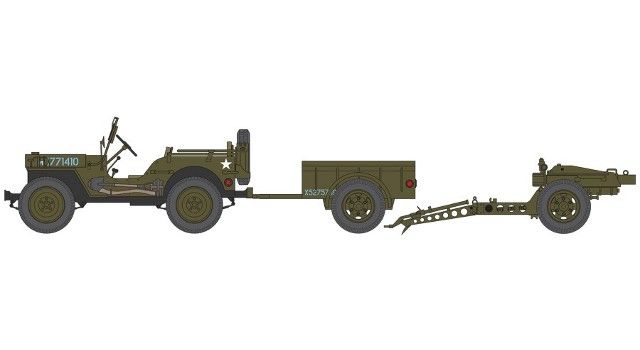 Airfix 1:72 Willys British Airborne Jeep Kit