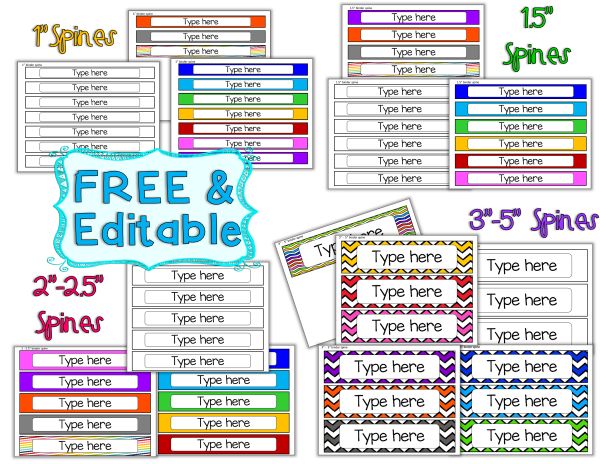 1 1 2 inch binder spine template
