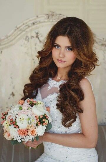 Свадебные прически и макияж Москва Mermaid wedding hair, Wedding hair inspiratio