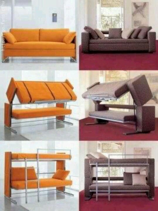 Sofa That Converts Into Bunk Beds Very Useful If You Have A Small Sofa That Converts Into Bunk Beds Very Useful If You Have A Small Apartment