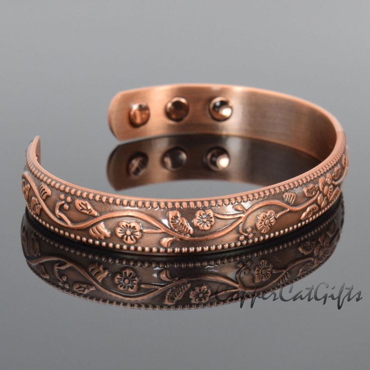 99.9% Pure Copper Cross Magnetic Bracelet- M0116-CBCROSS