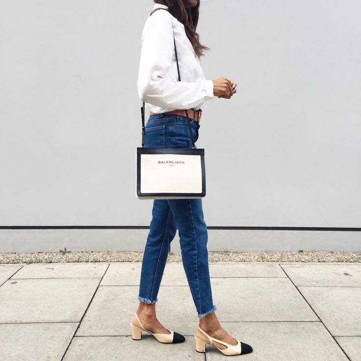 Style Inspiration: Chanel Two-Tone Slingback Pumps | Fashion week outfit, Fashion, Fashion shoes heels Style Inspiration: Chanel Two-Tone Slingback Pumps | Fashion Week Outfit, Fashion, Fashion Shoes Heels