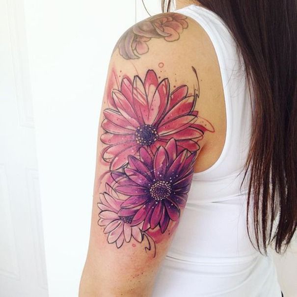 Tattoo intimbereich blumen