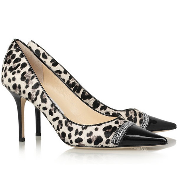 61 best Products I Love images on Pinterest | Shoes heels, Christian ... Jimmy Choo Blend Leopard Print Pumps