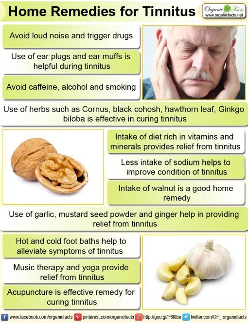 Home remedies for treating tinnitus include consumption of multi-nutrient rich d...