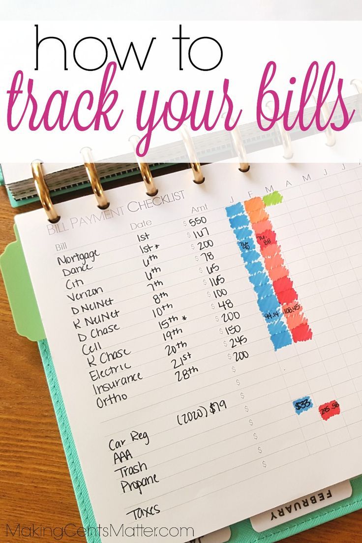 Bill Pay Checklist – Finances & Business Bill Pay Checklist – Finances & Business