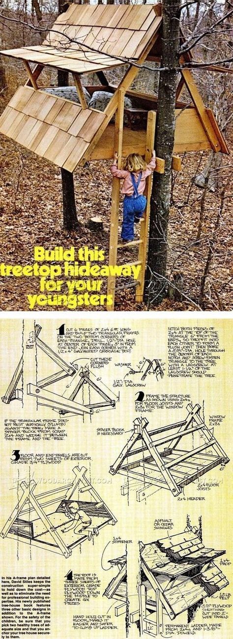 Pour les enfants Construire une maison dans les arbres - construire une maison de 200m2 Pour les enfants Construire une maison dans les arbres - construire une maison de 200m2