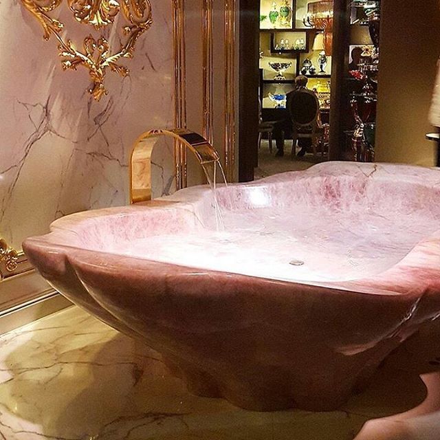 197 Best A New Home Images On Pinterest Bathrooms Bathroom And Detail Of Our Rose Quartz Bathtub Made From A Unique Block Salonedelmobile Baldihomejewels