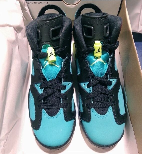 Hot Sale Nike Air Jordan 6 Cheap sale Glow Brazil World Cup