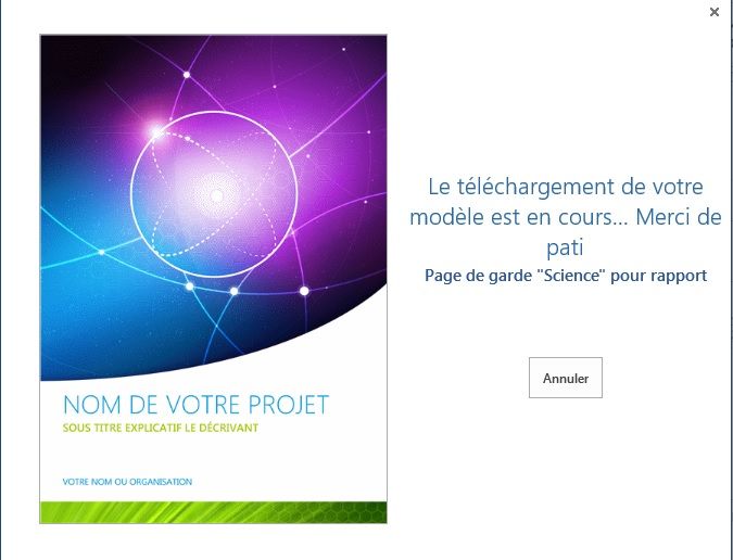 telecharger page de garde rapport de stage word