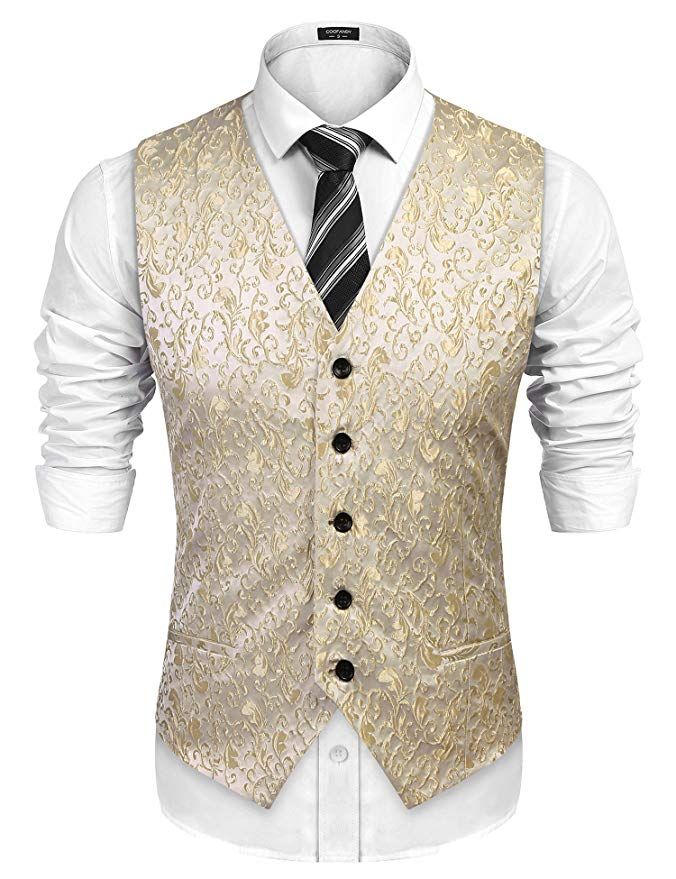 Wholesale Cheap Vests Gender Vogue Men Smart Casual Business Vests Male Work Dobby Jacquard Suit Vest Jacke Jackets Men Fashion Mens Vest Fashion Mens Outfits