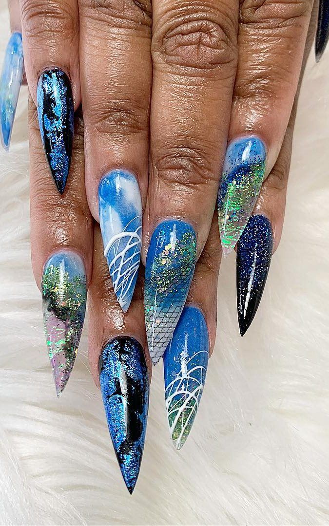 50 Fabulous Free Winter Nail Art Ideas 2019 , Page 25 of 53