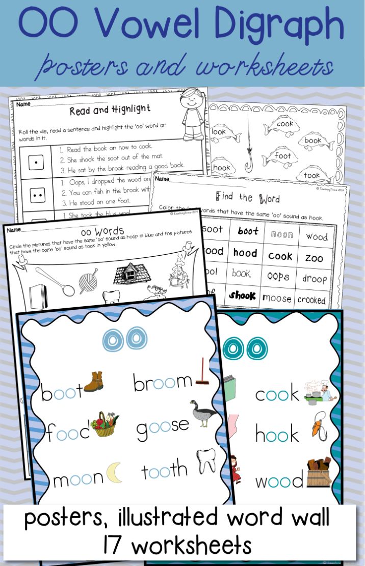 Workbooks long vowel digraphs worksheets : 8 best -EW, -UE, -OO Words images on Pinterest | Activities, Dream ...
