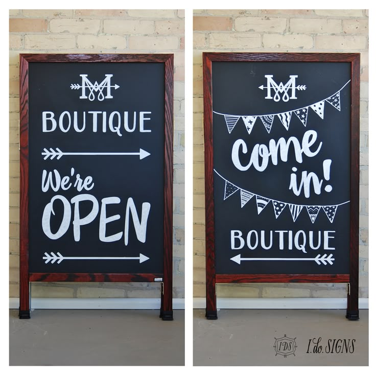 c7c50d545d78036a762bea497b3d5749  boutique chalkboard signs business chalkboard sign