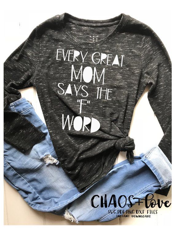Mens Long Sleeve Cotton Hoodie Every Great Mom Says F Word.png Sweatshirt