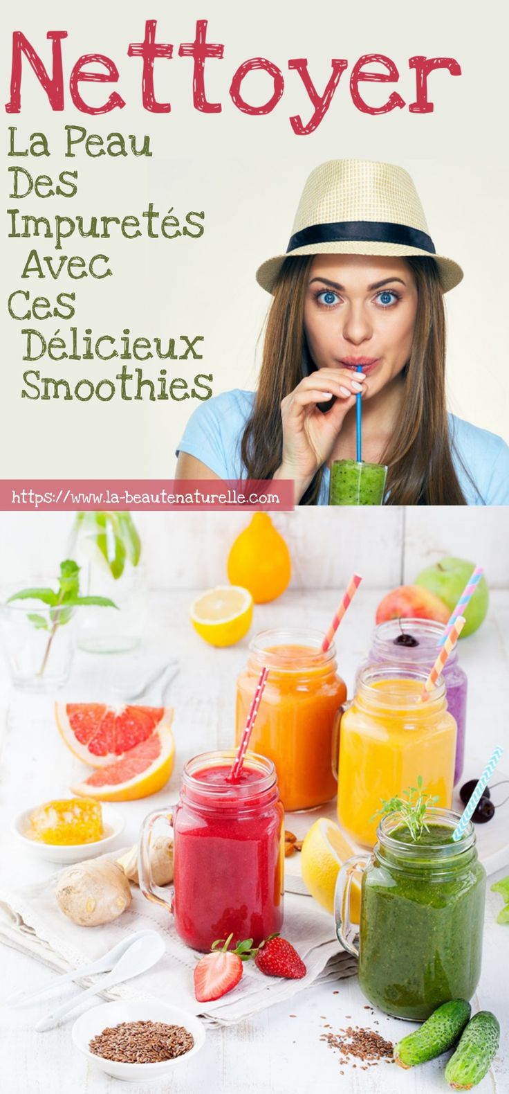 Nettoyer la peau des impuretés avec ces délicieux smoothies