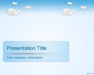 ppt template blue