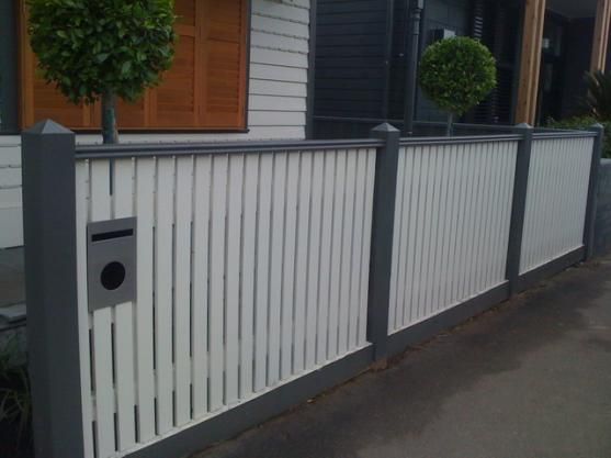 Fence Designs by JND Timber Steel Backyard fences