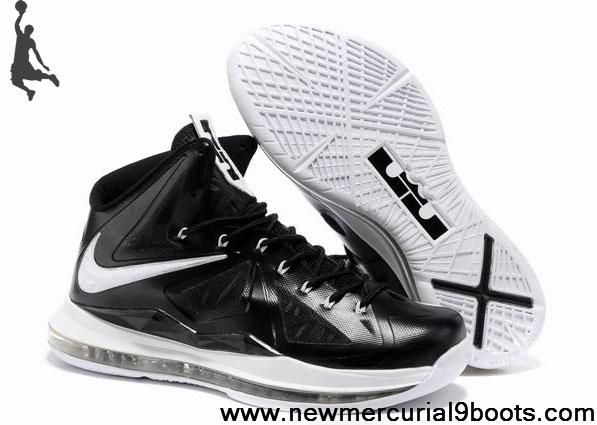 Buy Cheap Nike Lebron X (10) 541108-010 Black White Style Your Best