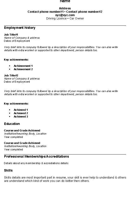 Oltre 25 fantastiche idee su Free resume samples su Pinterest - resume for factory job Oltre 25 fantastiche idee su Free resume samples su Pinterest - resume for factory job