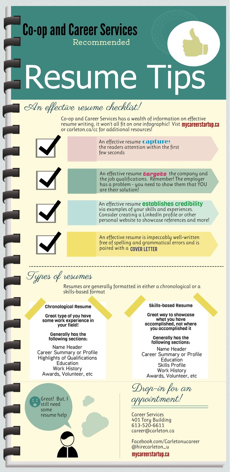 tips for resume writing