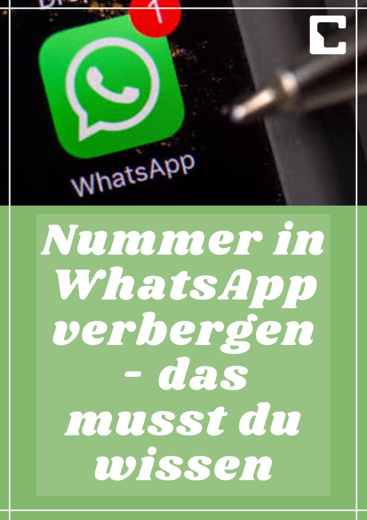 Nummer In Whatsapp Verbergen Das Mussen Sie Wissen Whatsapp Tipps Whatsapp Tricks Word App