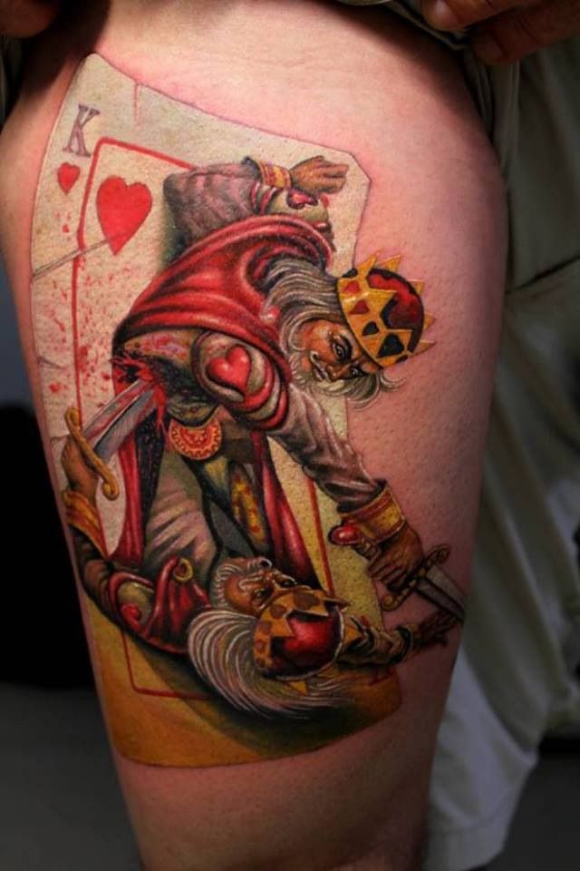 Poker tattoo shop