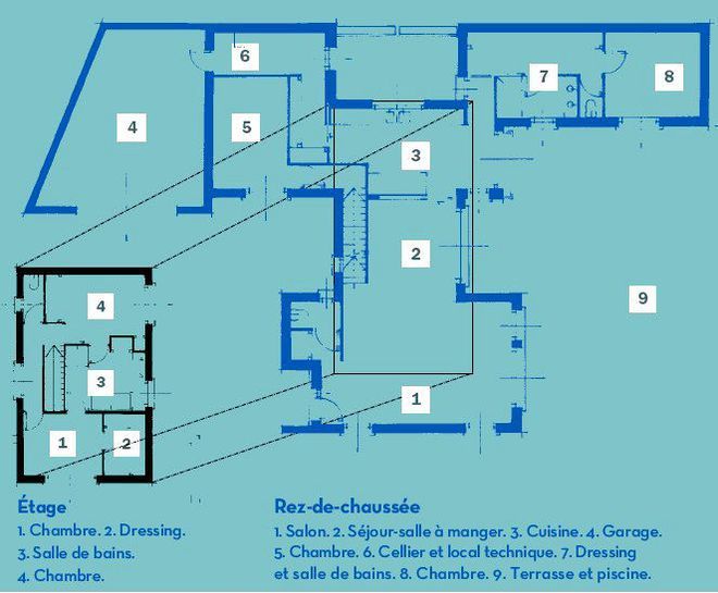Le plan de la maison Maison de reve Pinterest - plan salon cuisine sejour salle manger Le plan de la maison Maison de reve Pinterest - plan salon cuisine sejour salle manger