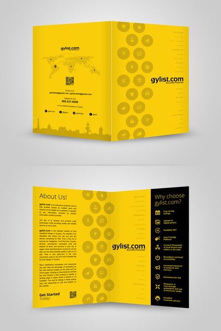 simple brochures design
