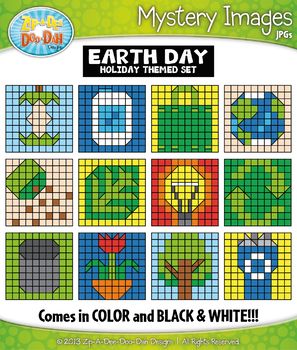 EARTH DAY Create Your Own Mystery Images Clipart SetYou will receive 25 clipart graphics that were hand drawn by myself; 12 Color and 12 B/W Outlined Graphics. I have also included 1 Transparent Numbered Chart, 1 Transparent Blank Grid, and 1 B/W Blank Grid in case you wanted to create your own.