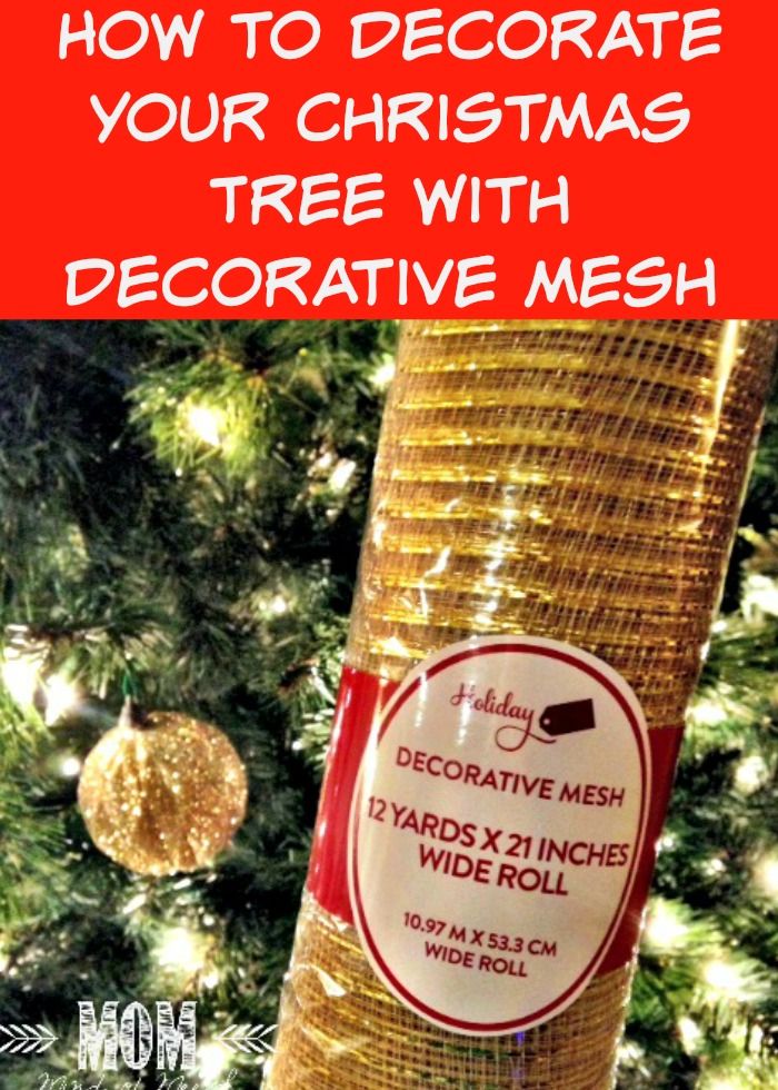 how to decorate your christmas tree with decorative mesh how to decorate your christmas tree with decorative mesh
