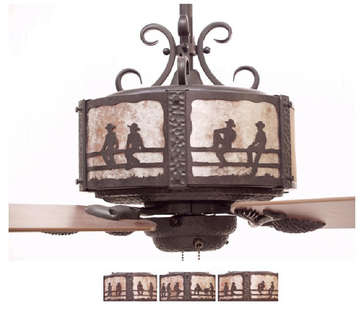 92 Best Western Decor Images On Rustic Lighting Western Ceiling Fan